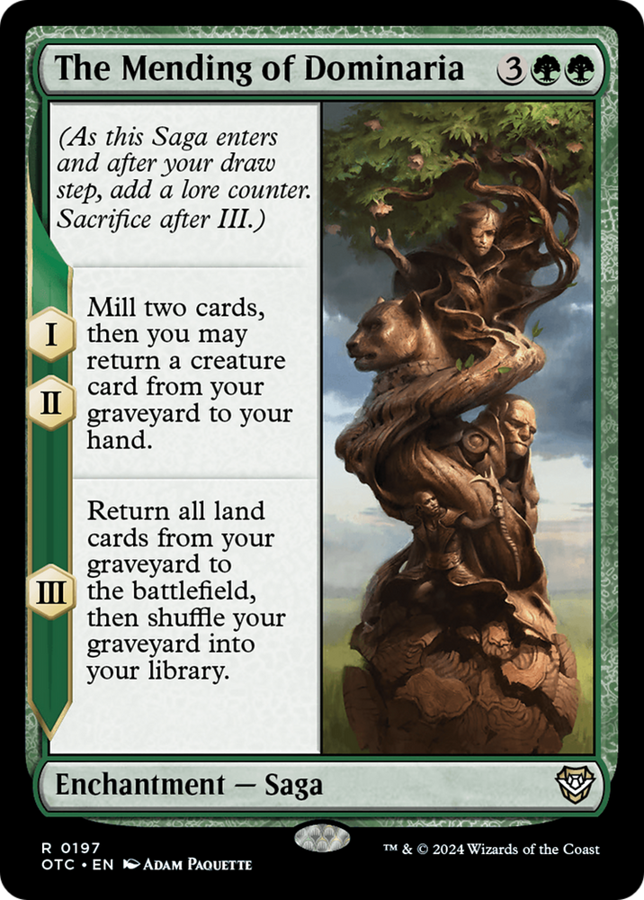 The Mending of Dominaria [Outlaws of Thunder Junction Commander] Magic: The Gathering
