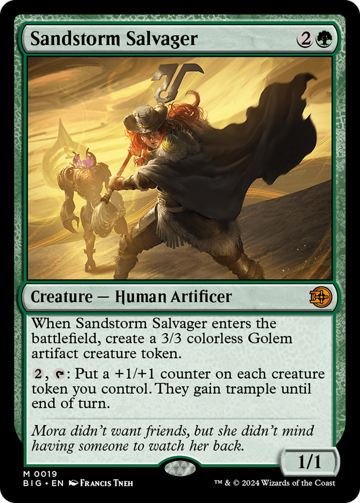 Sandstorm Salvager [Outlaws of Thunder Junction: The Big Score] Magic: The Gathering