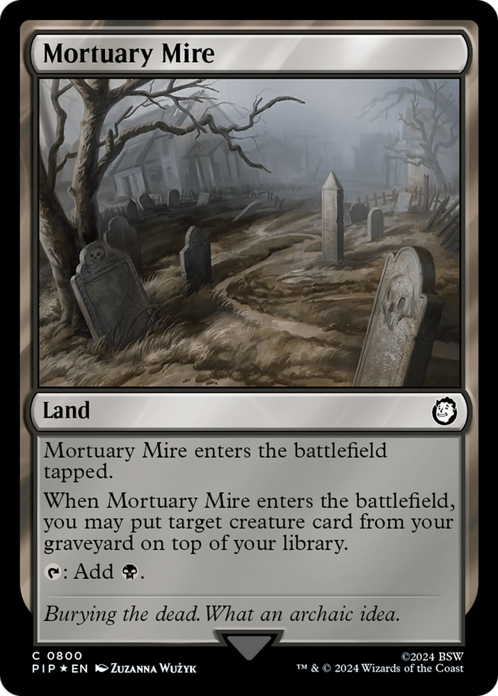 Mortuary Mire (Surge Foil) [Fallout] Magic: The Gathering