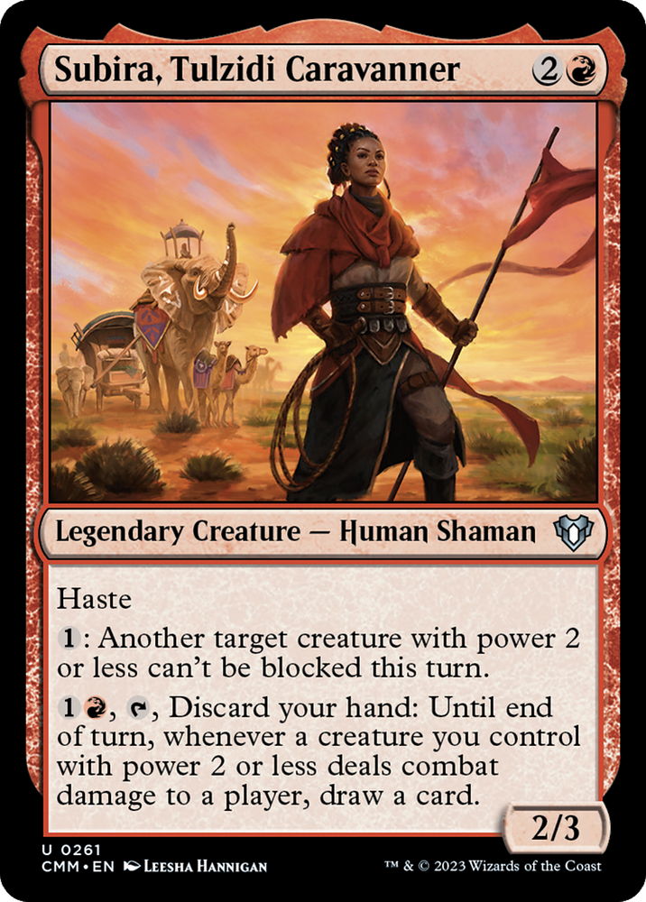 Subira, Tulzidi Caravanner [Commander Masters] Magic: The Gathering