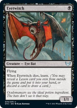 Eyetwitch [Strixhaven: School of Mages] Magic: The Gathering