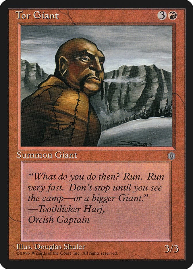Tor Giant [Ice Age] Magic: The Gathering