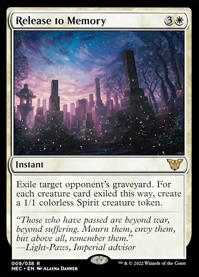 Release to Memory [Kamigawa: Neon Dynasty Commander] Magic: The Gathering
