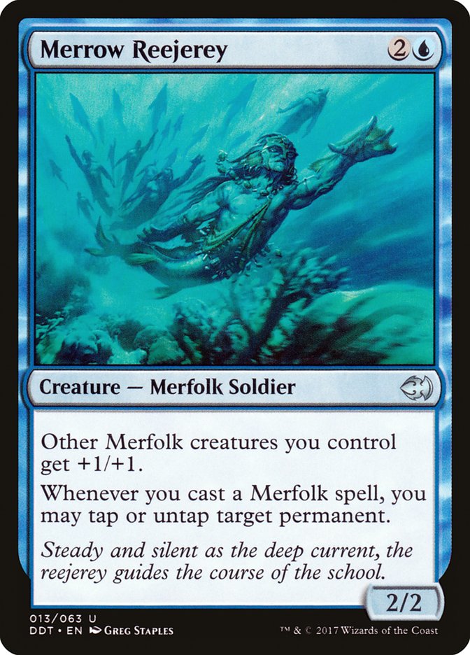 Merrow Reejerey [Duel Decks: Merfolk vs. Goblins] Magic: The Gathering