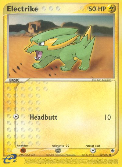 Electrike (52/109) [EX: Ruby & Sapphire] Pokémon