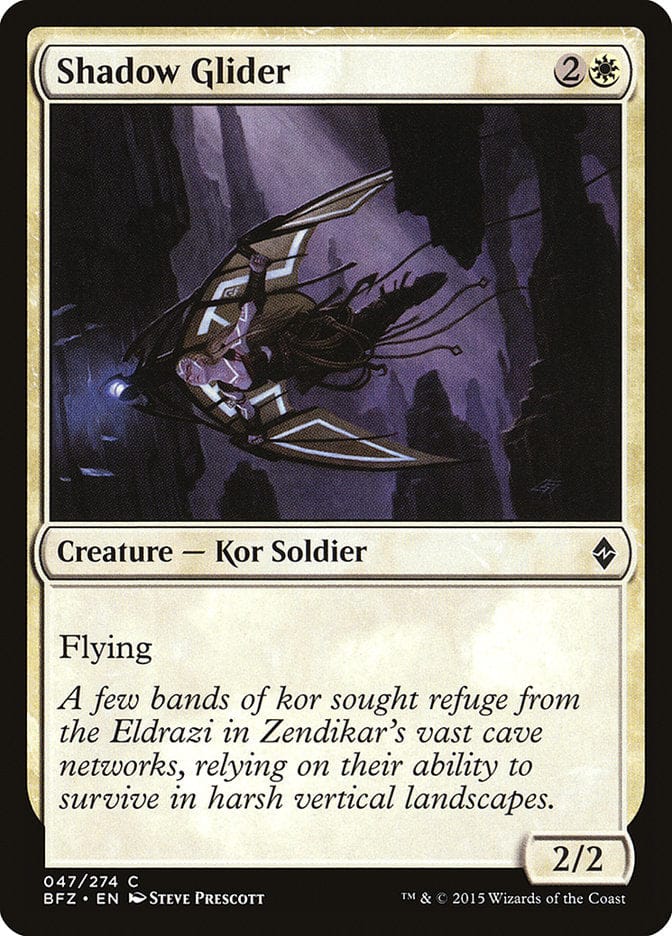 Shadow Glider [Battle for Zendikar] Magic: The Gathering