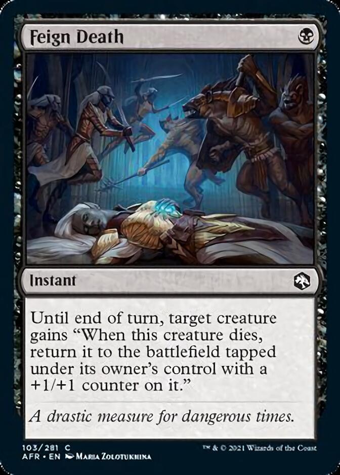 Feign Death [Dungeons & Dragons: Adventures in the Forgotten Realms] Magic: The Gathering