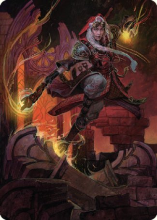 Jaya, Fiery Negotiator Art Card 2 [Dominaria United Art Series] Magic: The Gathering