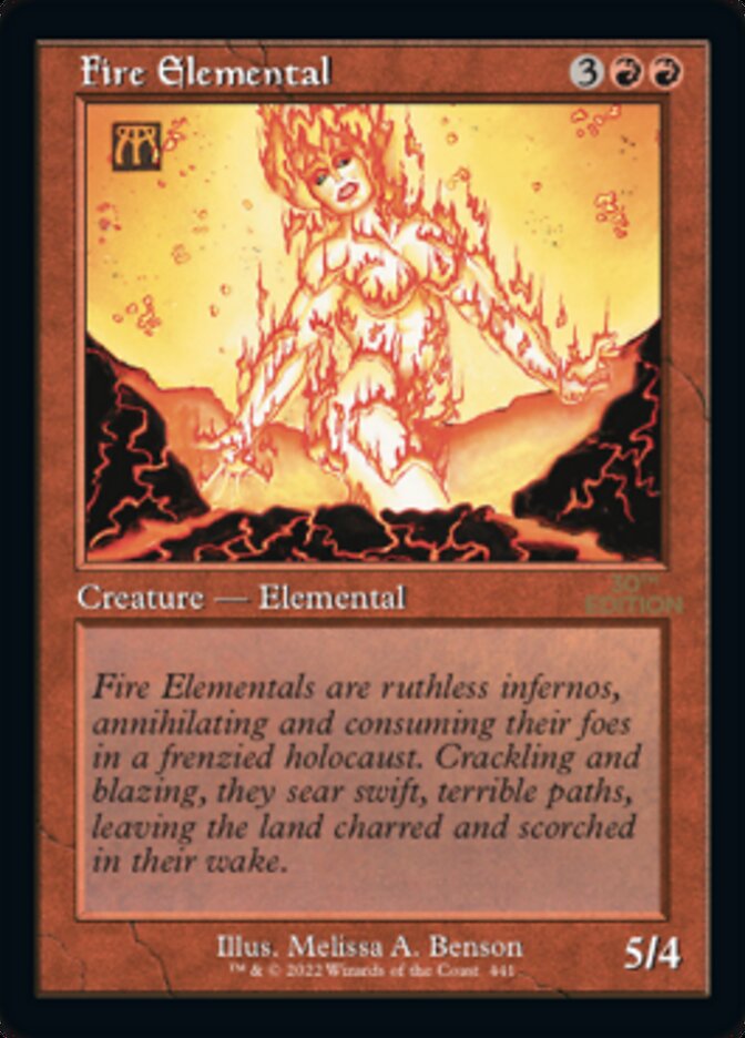 Fire Elemental (Retro) [30th Anniversary Edition] Magic: The Gathering