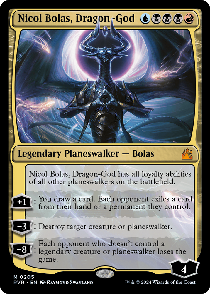 Nicol Bolas, Dragon-God [Ravnica Remastered] Magic: The Gathering