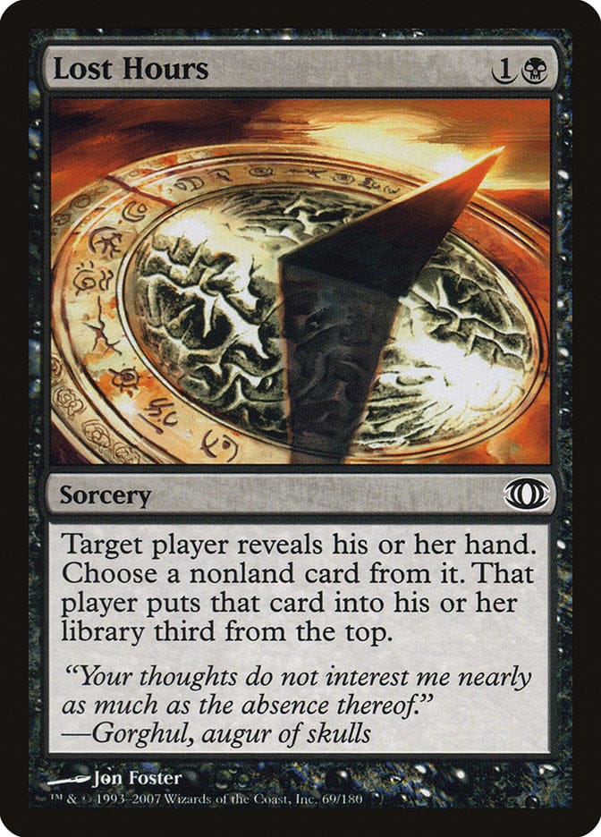 Lost Hours [Future Sight] Magic: The Gathering