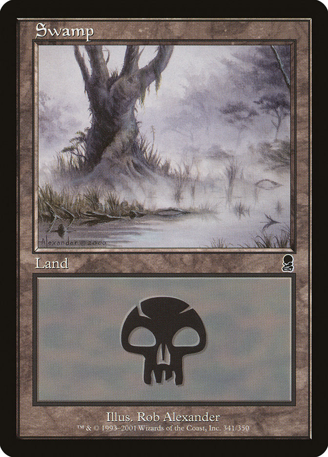 Swamp (341) [Odyssey] Magic: The Gathering