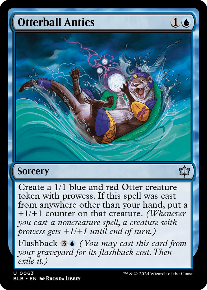 Otterball Antics [Bloomburrow] Magic: The Gathering