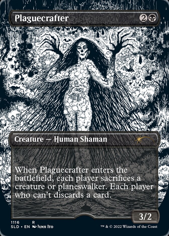 Plaguecrafter (Borderless) [Secret Lair Drop Series] Magic: The Gathering