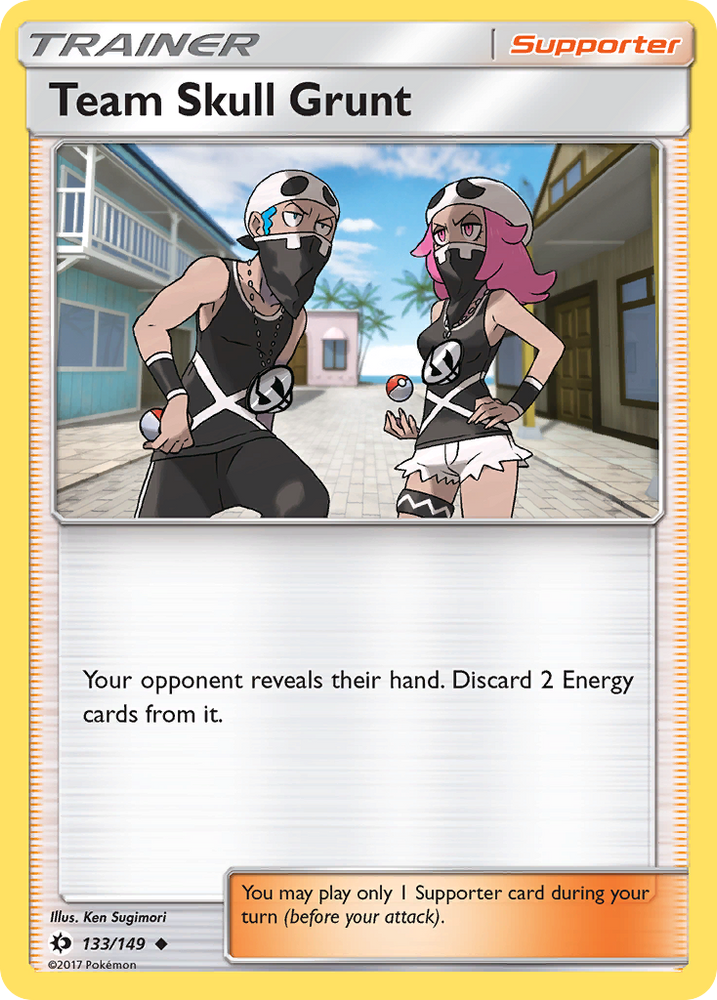 Team Skull Grunt (133/149) [Sun & Moon: Base Set] Pokémon