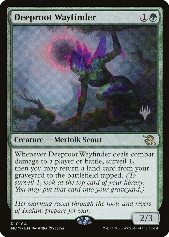 Deeproot Wayfinder (Promo Pack) [March of the Machine Promos] Magic: The Gathering