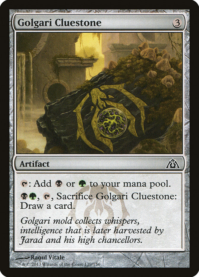 Golgari Cluestone [Dragon's Maze] Magic: The Gathering