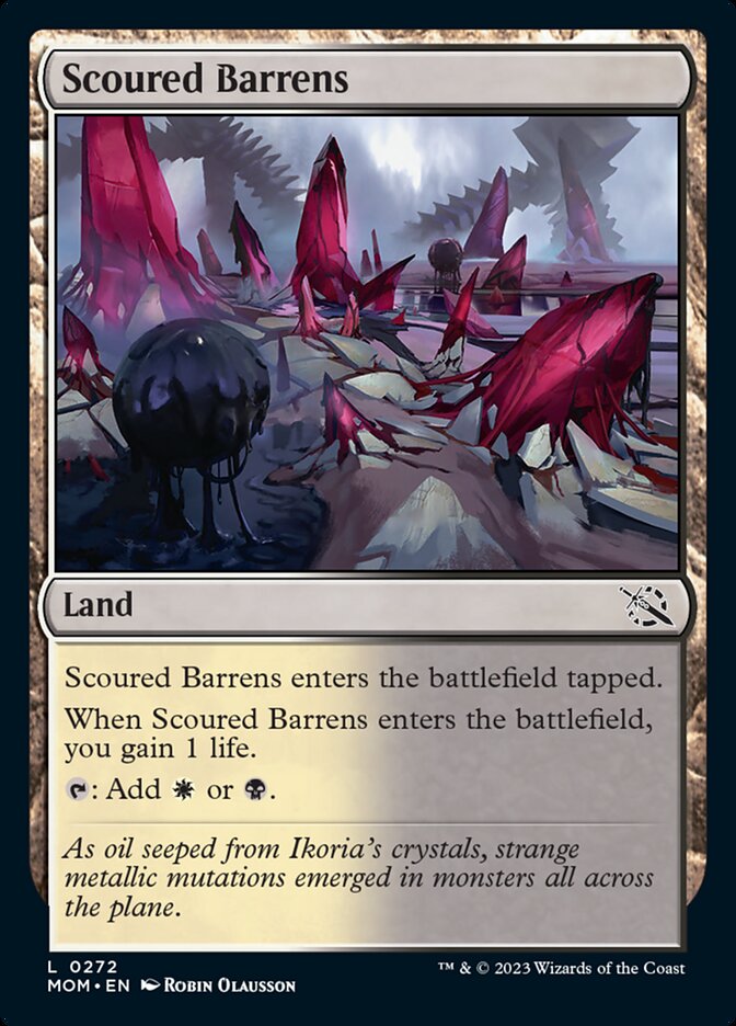Scoured Barrens [March of the Machine] Magic: The Gathering