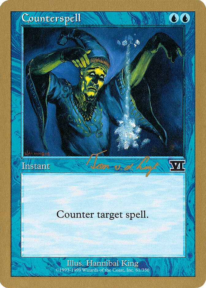 Counterspell (Tom van de Logt) [World Championship Decks 2000] Magic: The Gathering