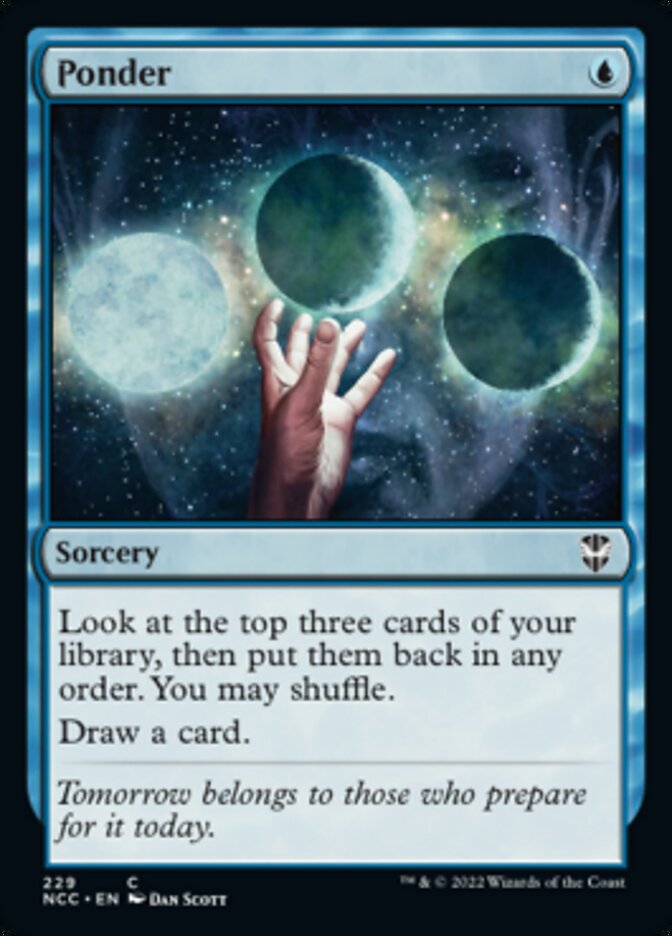 Ponder [Streets of New Capenna Commander] Magic: The Gathering