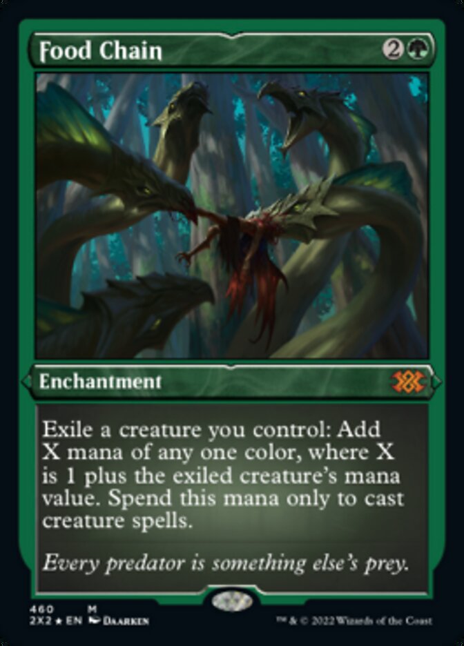 Food Chain (Foil Etched) [Double Masters 2022] Magic: The Gathering