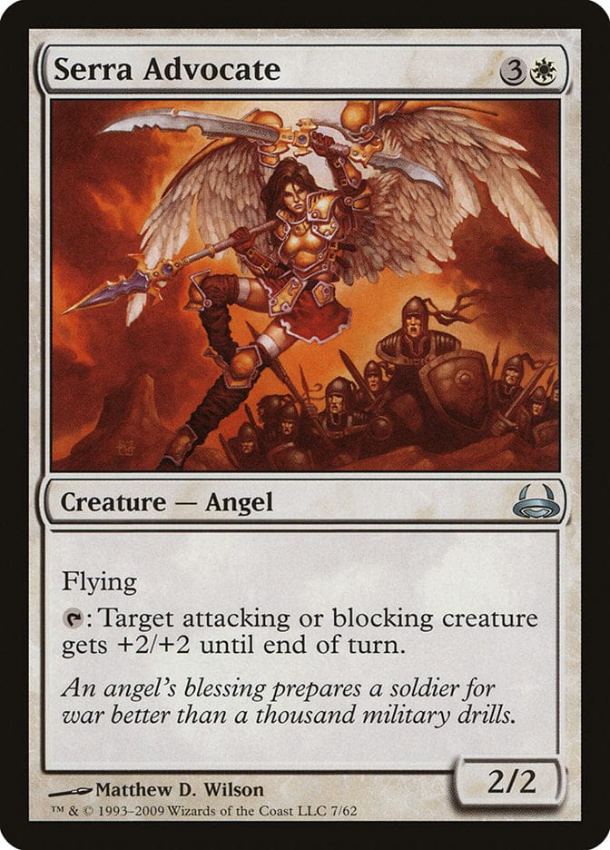 Serra Advocate [Duel Decks: Divine vs. Demonic] Magic: The Gathering