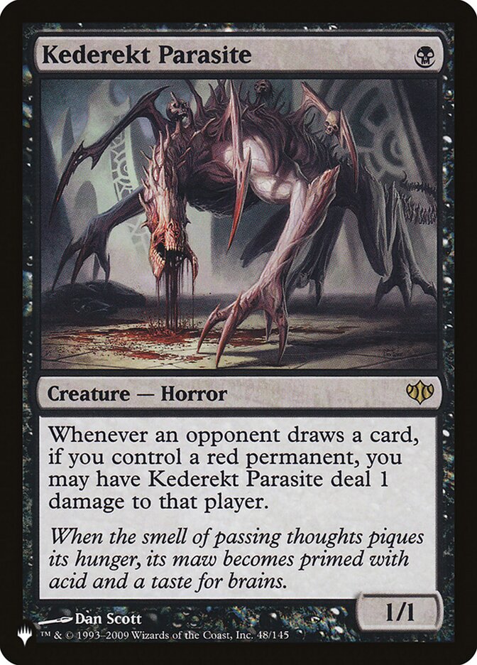 Kederekt Parasite [The List] Magic: The Gathering