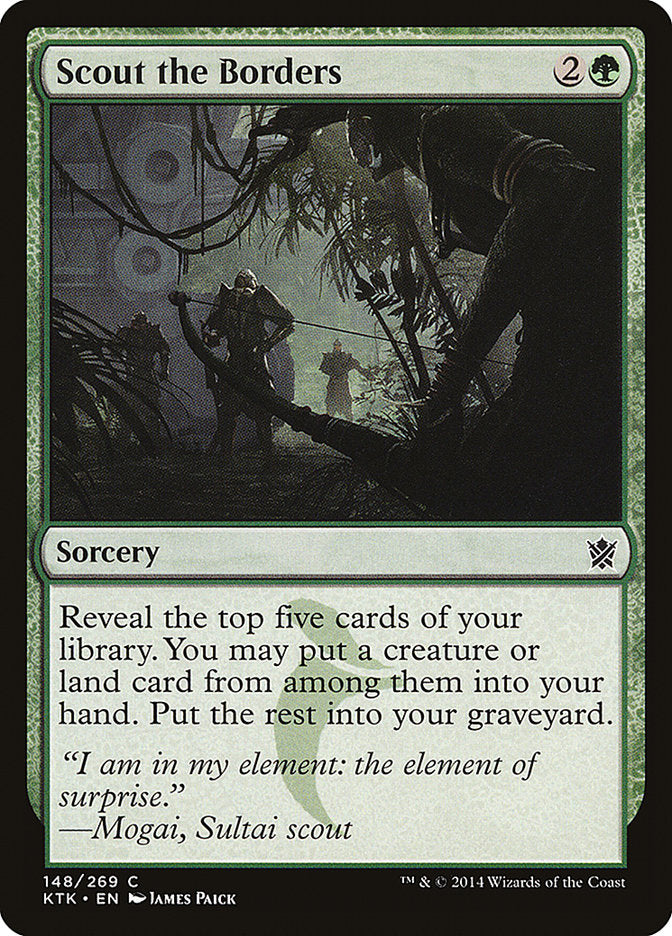 Scout the Borders [Khans of Tarkir] Magic: The Gathering