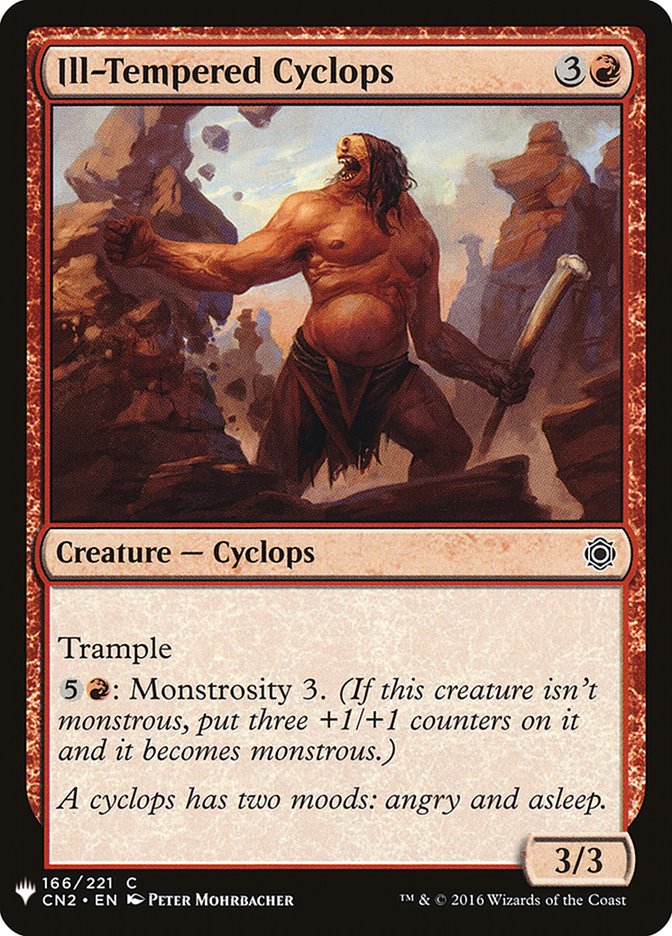 Ill-Tempered Cyclops [Mystery Booster] Magic: The Gathering