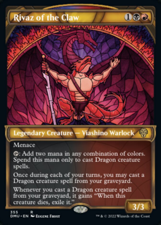 Rivaz of the Claw (Showcase Textured) [Dominaria United] Magic: The Gathering