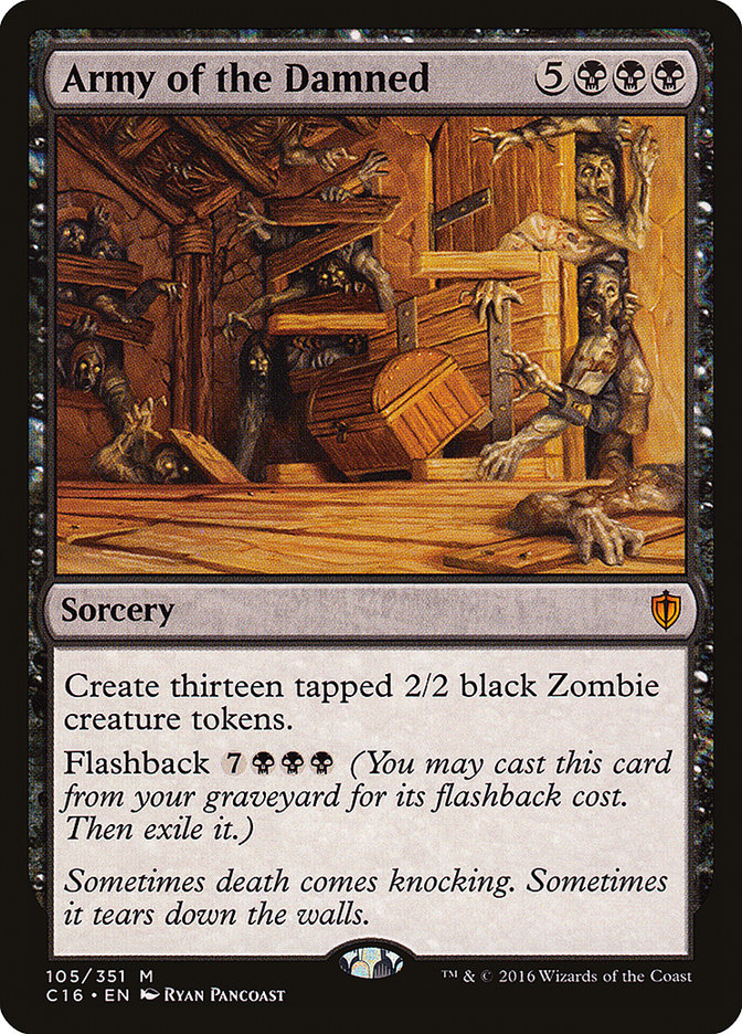 Army of the Damned [Commander 2016] Magic: The Gathering