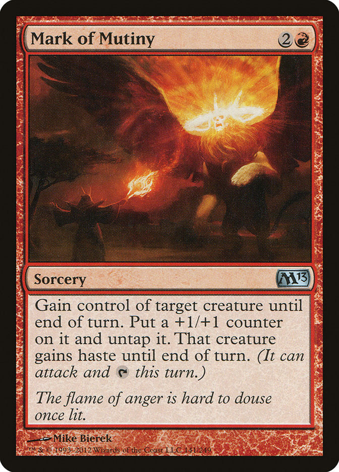 Mark of Mutiny [Magic 2013] Magic: The Gathering