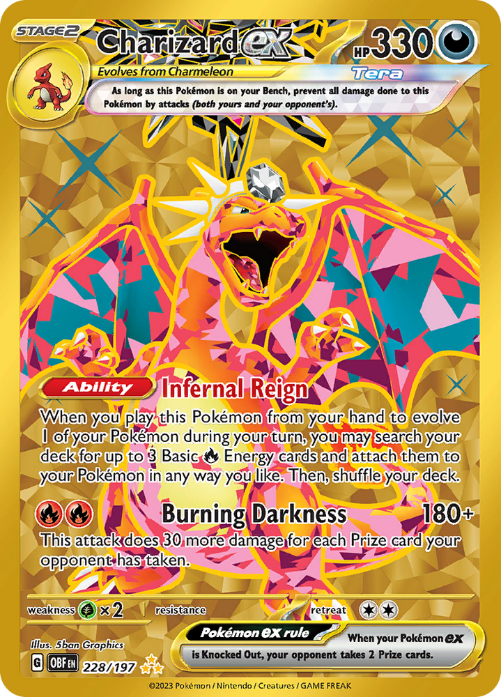 Charizard ex (228/197) [Scarlet & Violet: Obsidian Flames] Pokémon