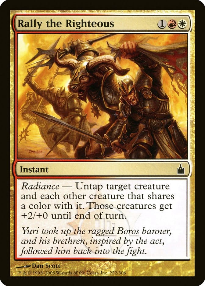 Rally the Righteous [Ravnica: City of Guilds] Magic: The Gathering
