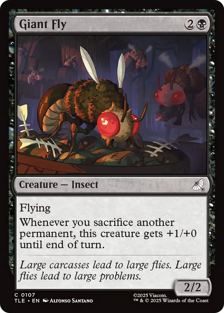 Giant Fly [Avatar: The Last Airbender: Eternal-Legal] Magic: The Gathering