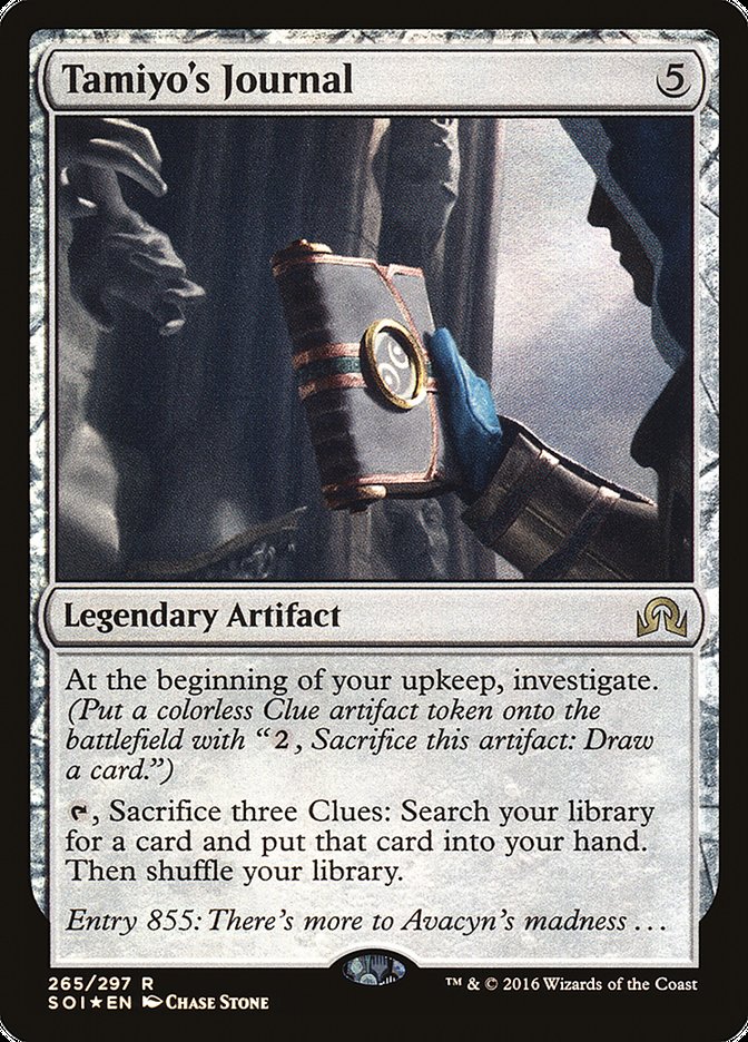 Tamiyo's Journal (Entry 855) [Shadows over Innistrad] Magic: The Gathering