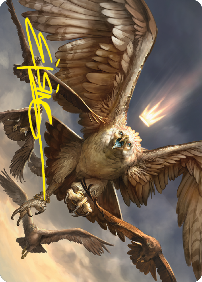 Gwaihir, Greatest of the Eagles Art Card (Gold-Stamped Signature) [The Lord of the Rings: Tales of Middle-earth Art Series] Magic: The Gathering