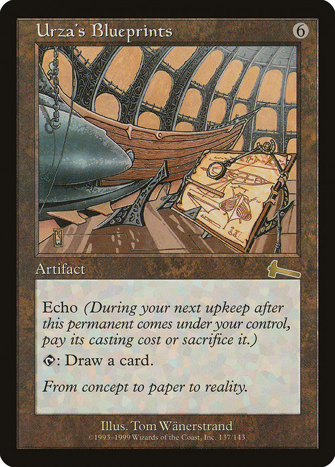 Urza's Blueprints [Urza's Legacy] Magic: The Gathering