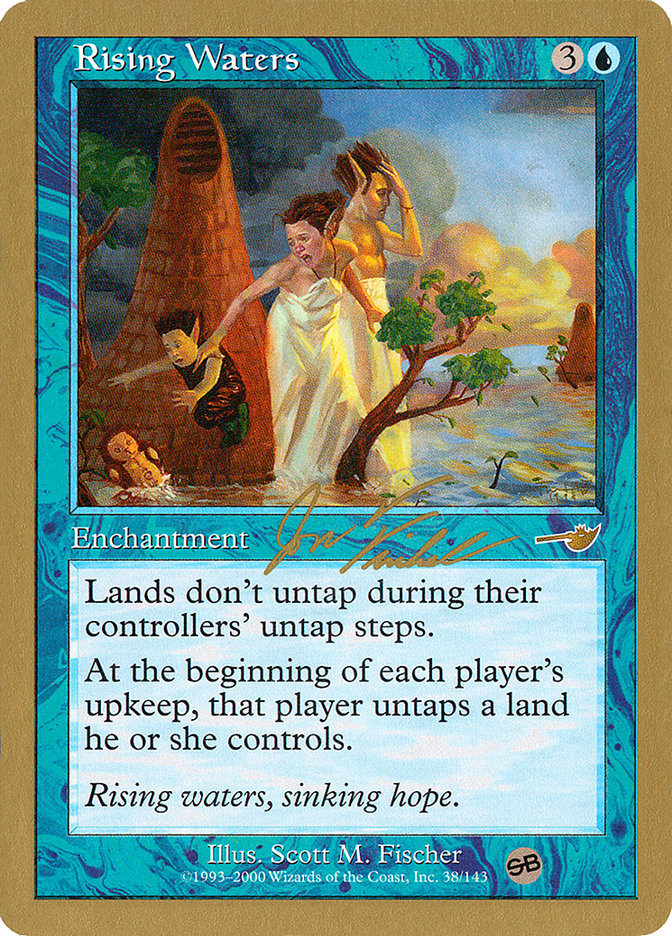 Rising Waters (Jon Finkel) (SB) [World Championship Decks 2000] Magic: The Gathering