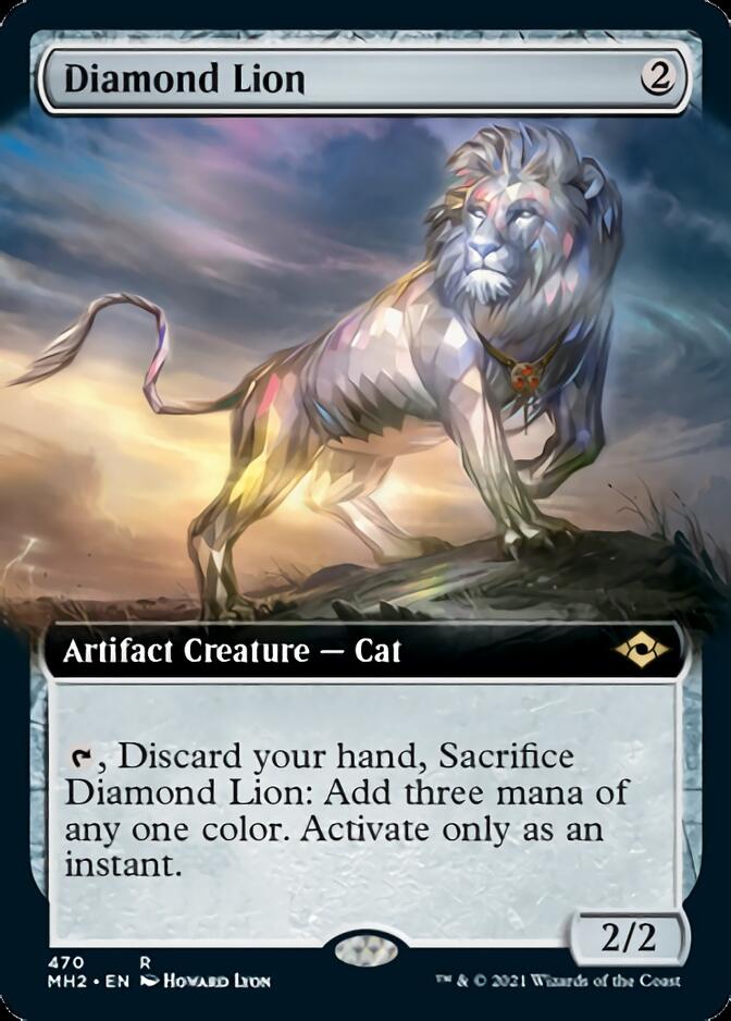 Diamond Lion (Extended Art) [Modern Horizons 2] Magic: The Gathering