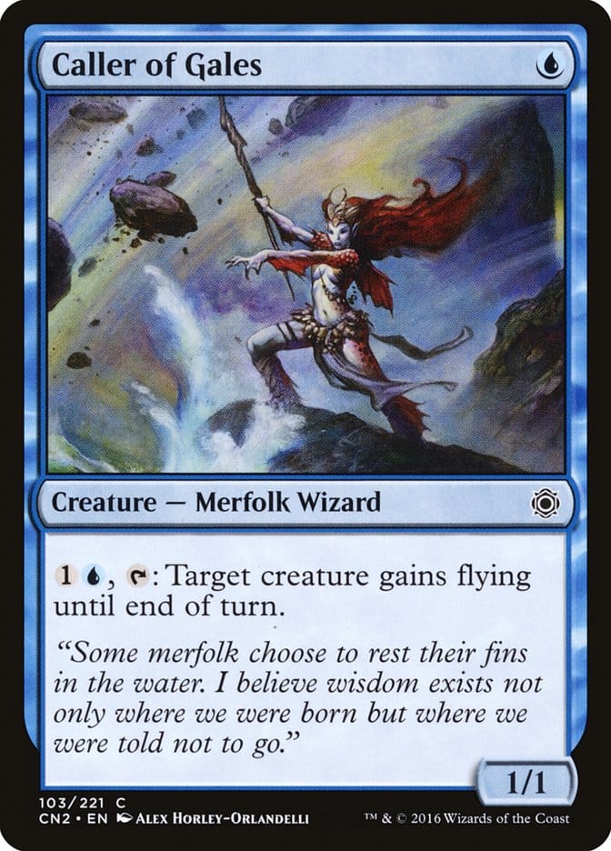 Caller of Gales [Conspiracy: Take the Crown] Magic: The Gathering
