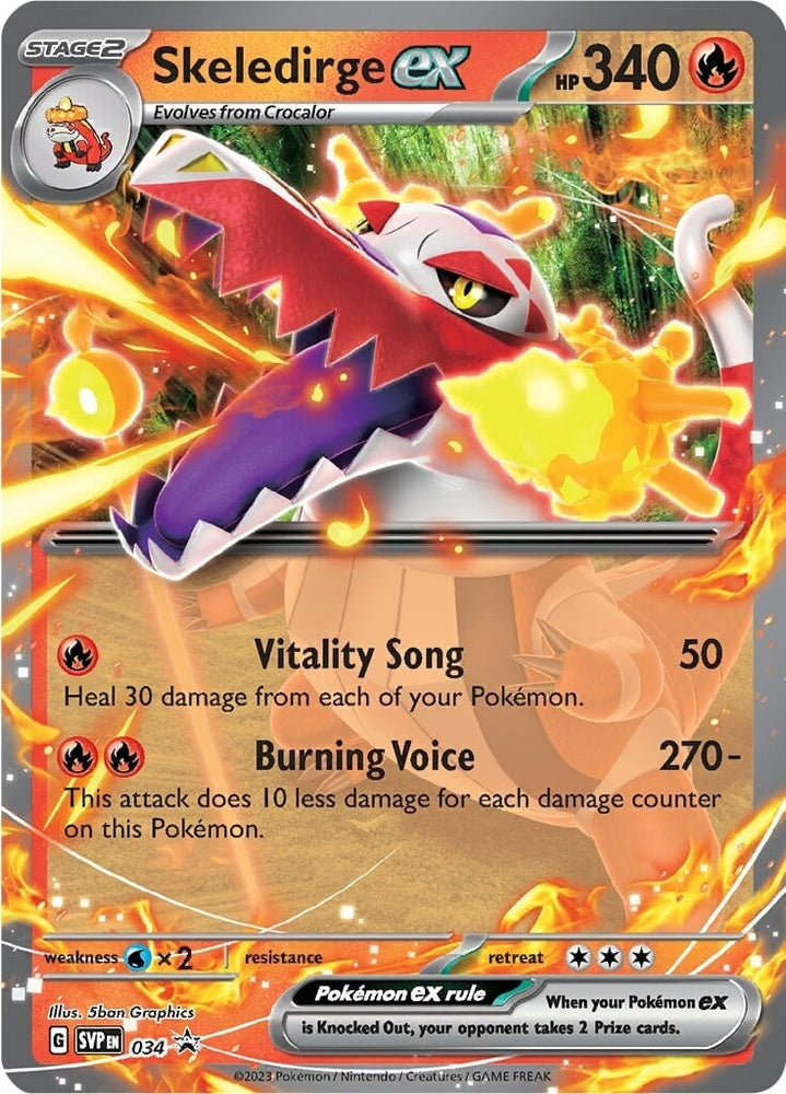 Skeledirge ex (034) [Scarlet & Violet: Black Star Promos] Pokémon