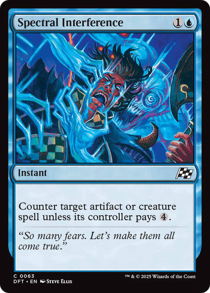 Spectral Interference [Aetherdrift] Magic: The Gathering