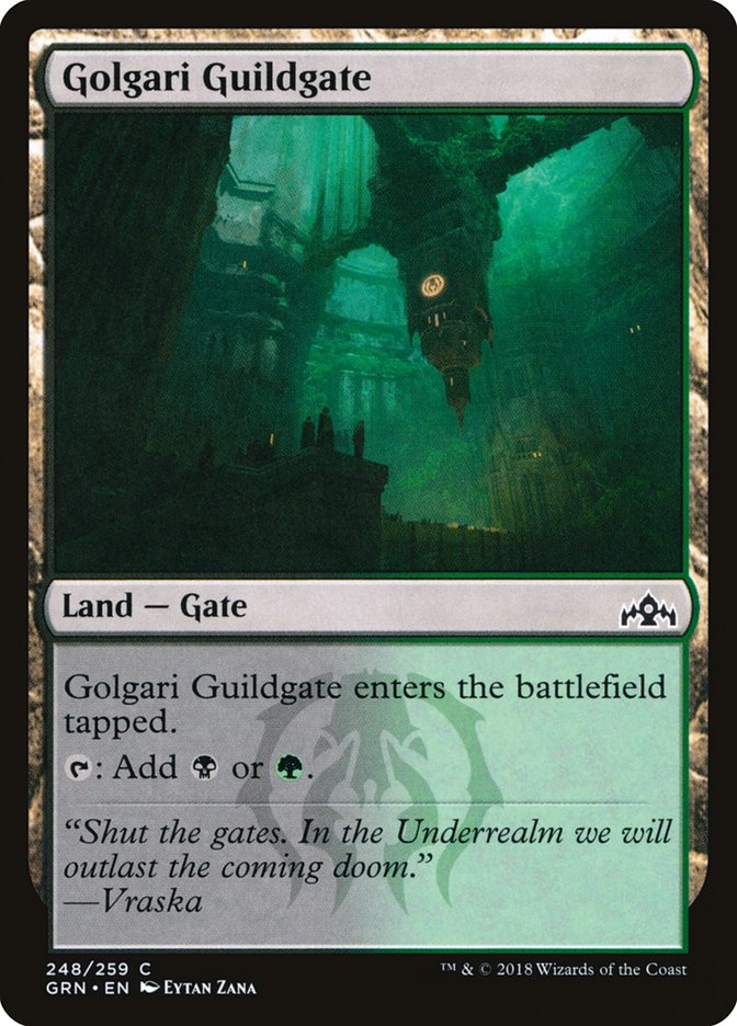 Golgari Guildgate (248/259) [Guilds of Ravnica] Magic: The Gathering