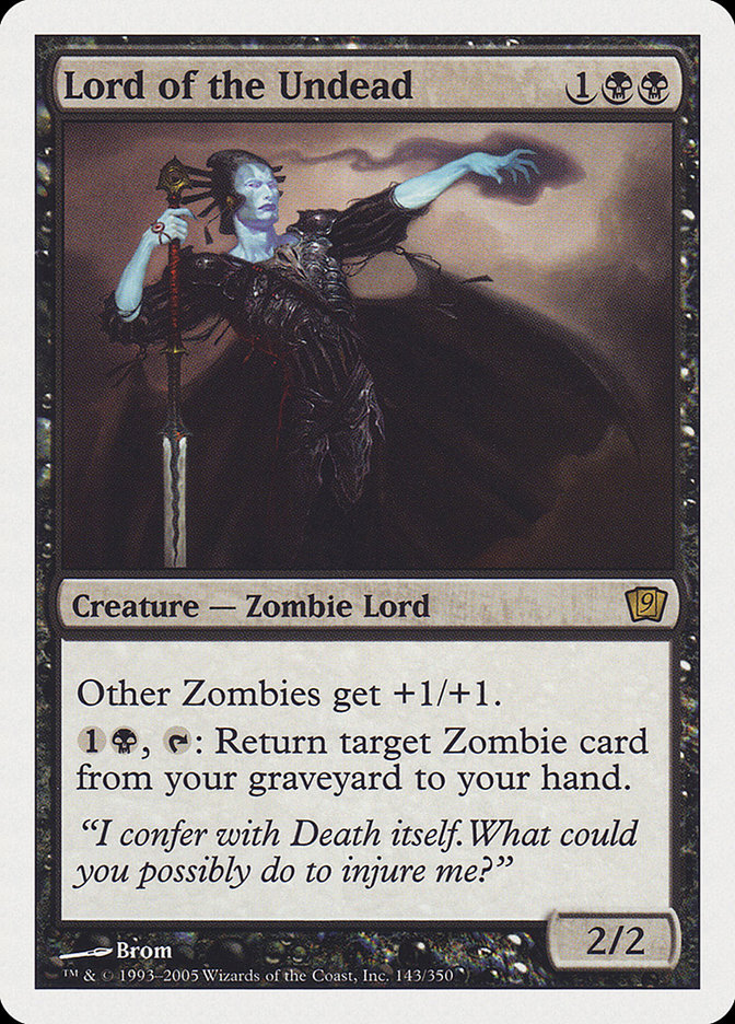 Lord of the Undead [Ninth Edition] Magic: The Gathering
