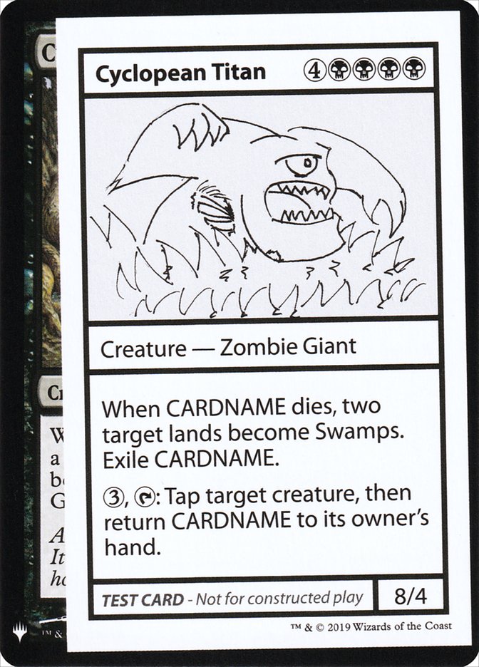 Cyclopean Titan [Mystery Booster Playtest Cards] Magic: The Gathering