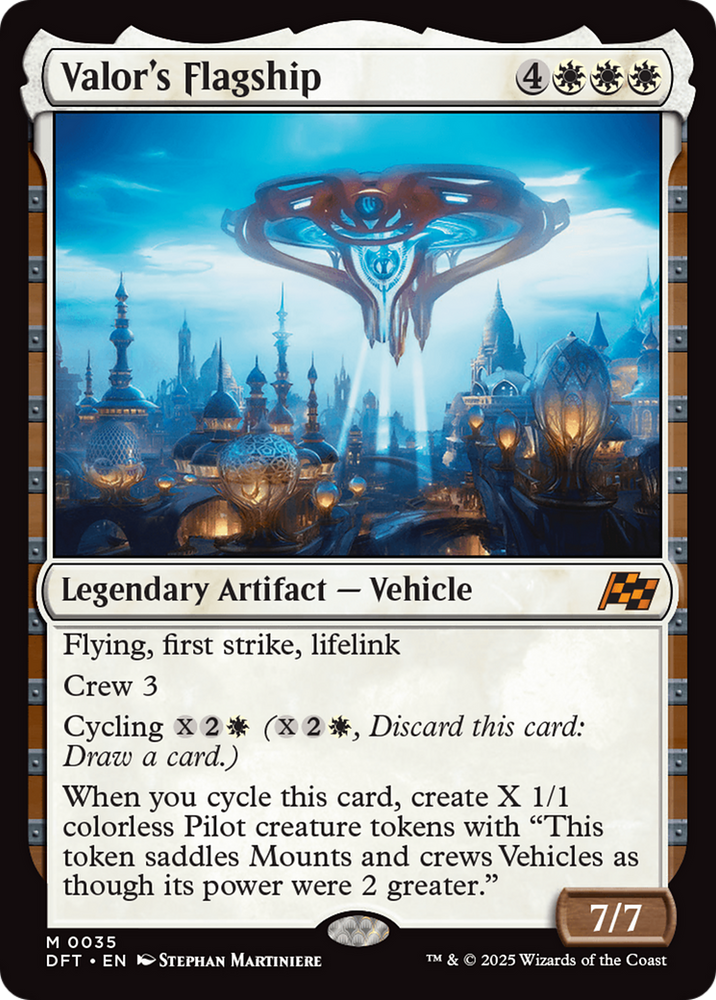 Valor's Flagship [Aetherdrift] Magic: The Gathering