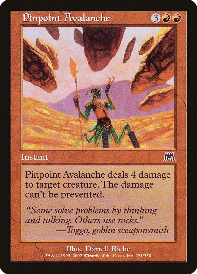 Pinpoint Avalanche [Onslaught] Magic: The Gathering