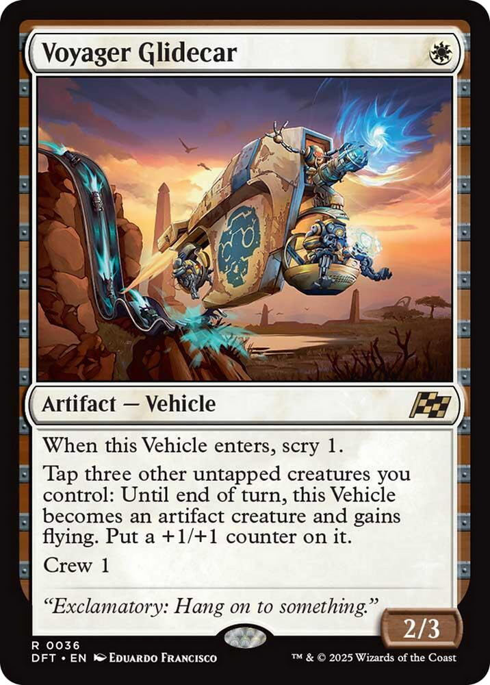 Voyager Glidecar [Aetherdrift] Magic: The Gathering