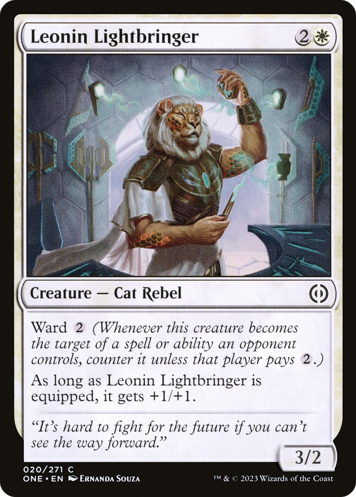 Leonin Lightbringer [Phyrexia: All Will Be One] Magic: The Gathering